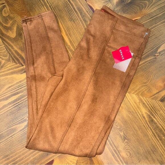 SPANX Faux Suede Legging Rich Caramel Tan NEW
Slimming Control Large Boho Chic - Picture 2 of 4